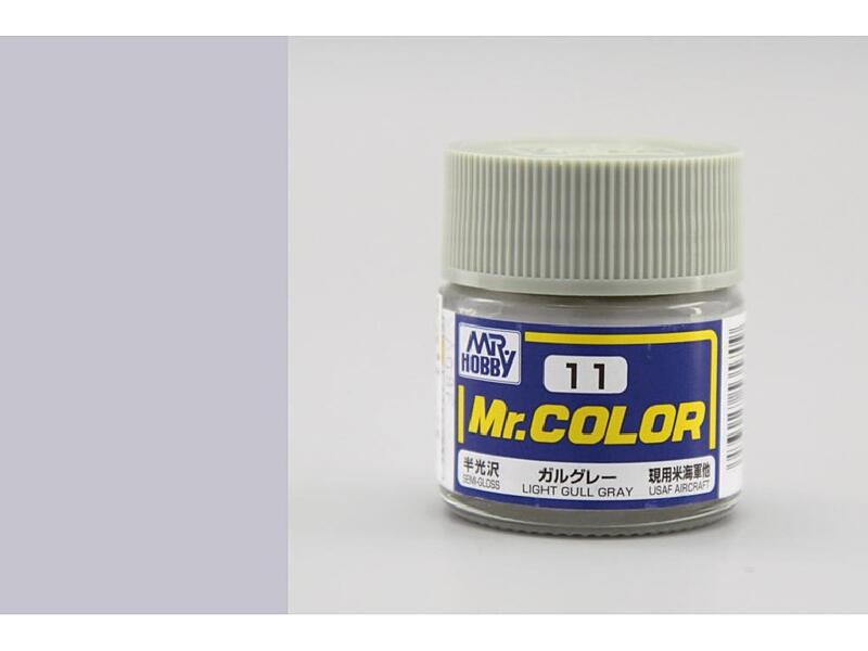 Gunze - Mr.Color - C011 - Light Gull Gray - Racčí šedá 10ml