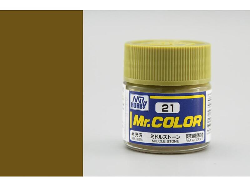 Gunze - Mr.Color - C021 - Middle Stone - Břidlicová 10ml