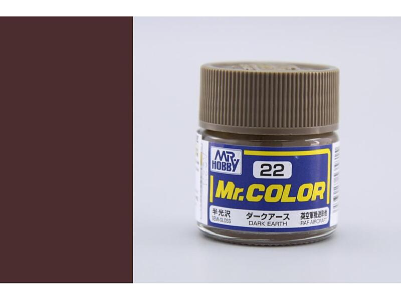 Gunze - Mr.Color - C022 - Dark Earth - Tmavá zemitá 10ml