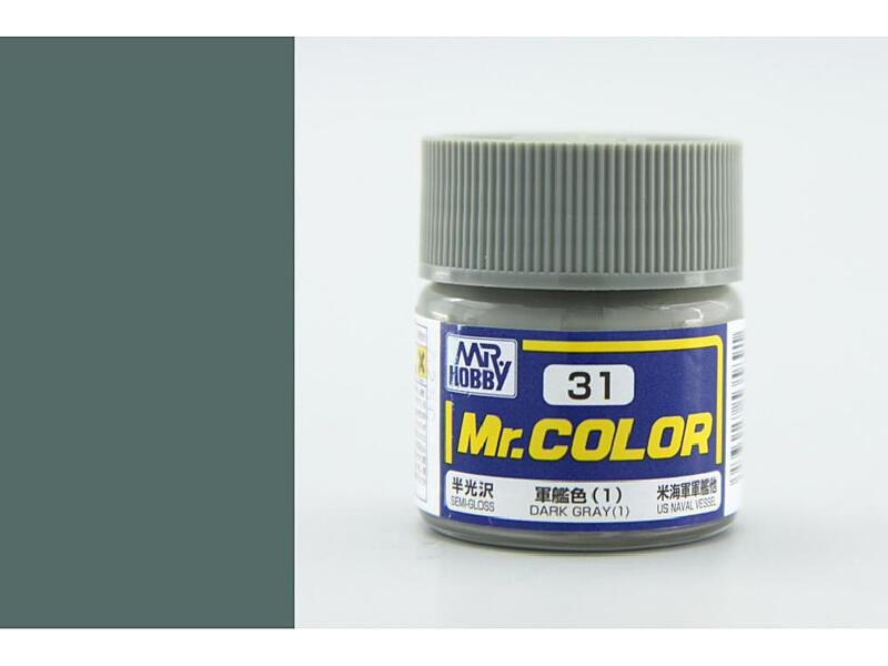 Gunze - Mr.Color - C031 - Dark Gray (1) - Tmavě šedá 10ml