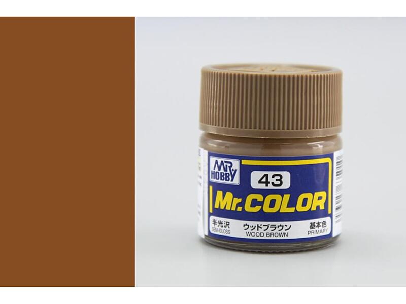 Gunze - Mr.Color - C043 - Wood Brown - Barva dřeva 10ml