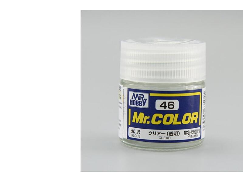 Gunze - Mr.Color - C046 - Clear - Lesklý lak 10ml