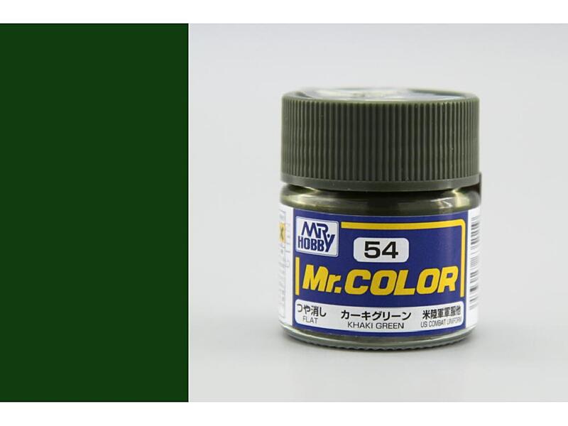 Gunze - Mr.Color - C054 - Khaki Green - Khaki zelená 10ml