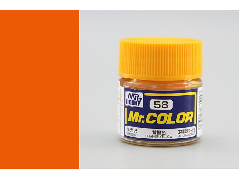Gunze - Mr.Color - C058 - Orange Yellow - Oranžovo žlutá 10ml