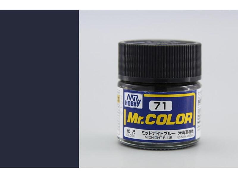 Gunze - Mr.Color - C071 - Midnight Blue - Půlnoční modrá 10ml