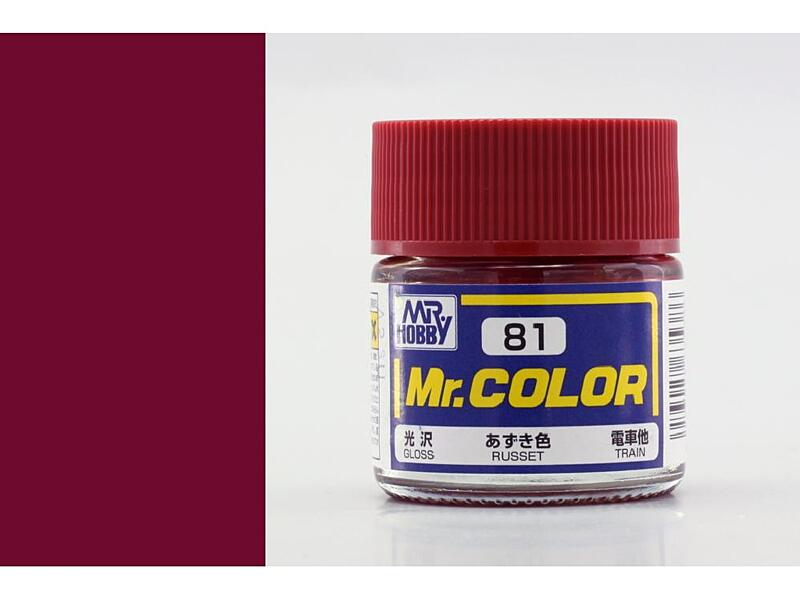 Gunze - Mr.Color - C081 - Russet - Červenohnědá 10ml