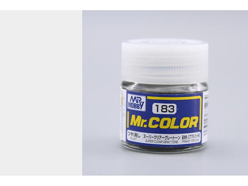 Gunze - Mr.Color - C183 - Super Clear Gray Tone - Pololesklý lak s šedým odstínem 10ml