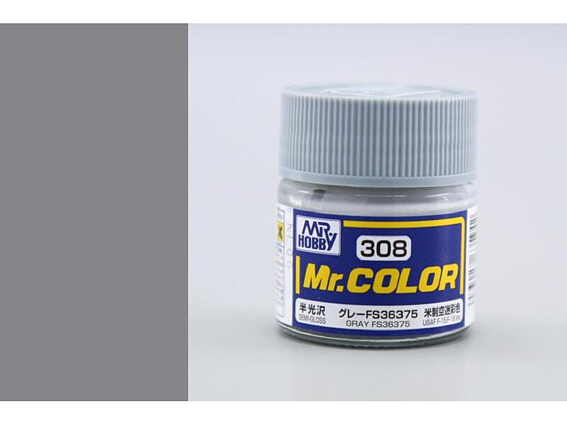 Gunze - Mr.Color - C308 - FS36375 Gray - Šedá 10ml