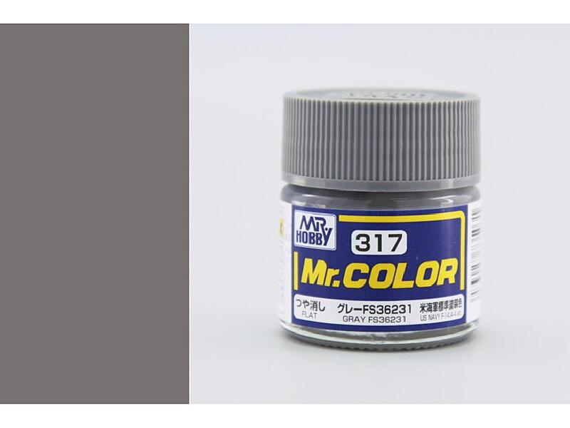 Gunze - Mr.Color - C317 - FS36231 Gray - Šedá 10ml
