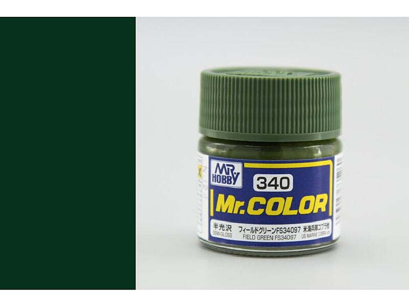Gunze - Mr.Color - C340 - FS34097 Field Green - Polní zelená 10ml