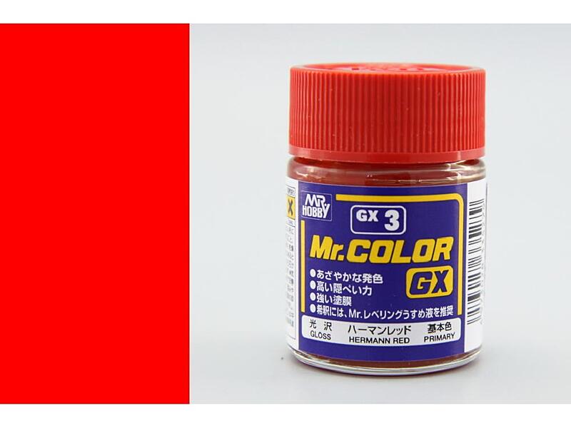 Gunze - Mr.Color GX - GX003 - Red - červená 18ml
