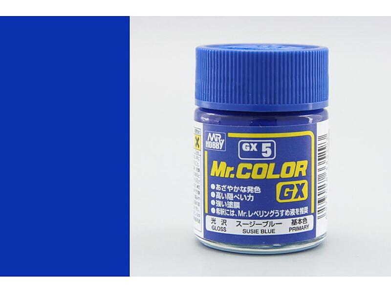 Gunze - Mr.Color GX - GX005 - Blue - modrá 18ml