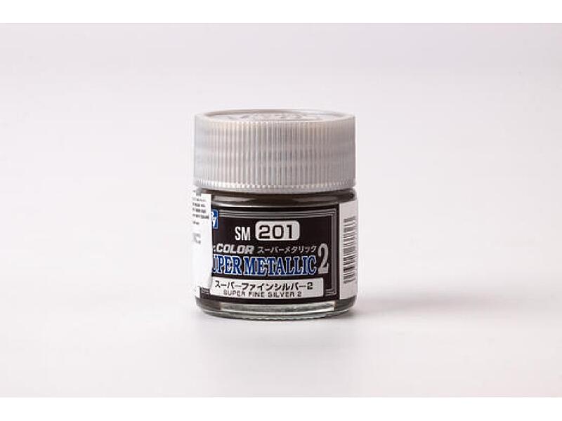 Gunze - Mr.Color - Super metalic - SM201 - Super Fine Silver II 10ml
