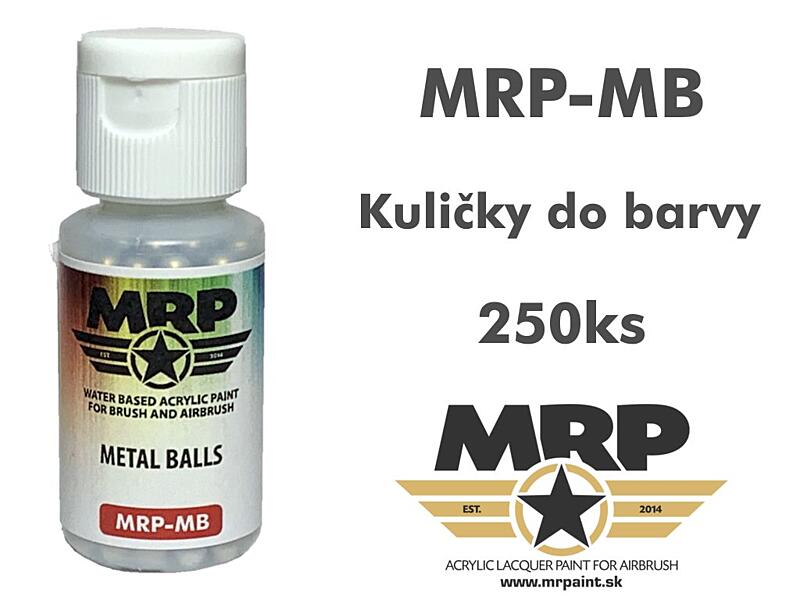 MR.Paint Kuličky na rozmíchání barvy - ocelové - 250ks