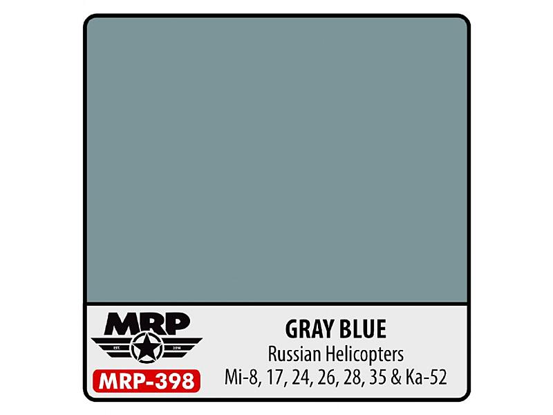 MR.Paint 398 Gray Blue - Russian helicopters Mi-8,17,24,26,28,35, Ka-52 30ml