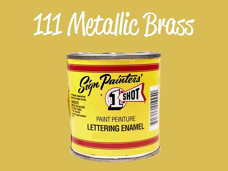 One Shot Metallic Brass 118 ml