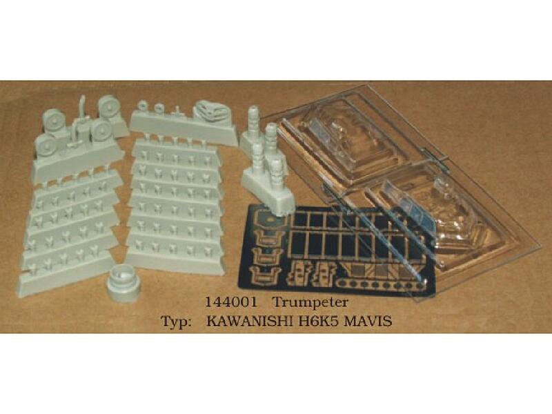 Rob Taurus - 144001 - Vacu kabina SET - H6K5 Mavis - Trumpeter 1:144