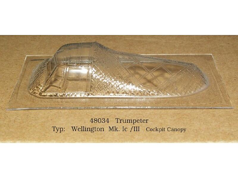 Rob Taurus - 48034 - Vacu kabina - Wellington Mk.Ic / III Cockpit Canopy - Trumpeter 1:48