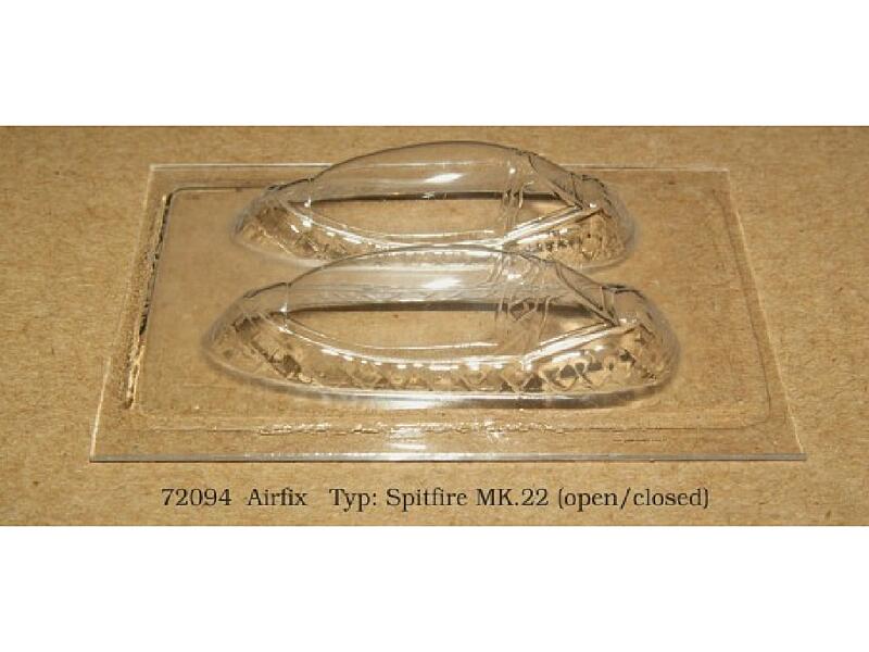 Rob Taurus - 72094 - Vacu kabina - Spitfire MK.22 /open-closed/ - Airfix 1:72