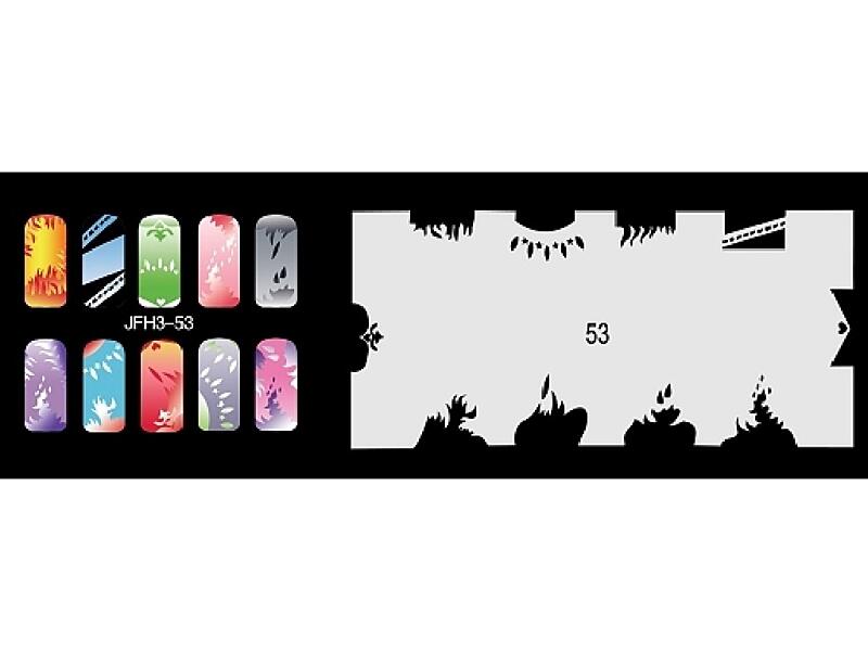 Šablona na nehty (airbrush nail art) JFH03-053