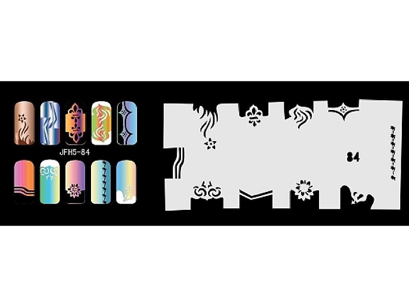 Šablona na nehty (airbrush nail art) JFH05-084