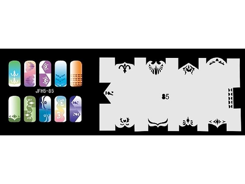 Šablona na nehty (airbrush nail art) JFH05-085