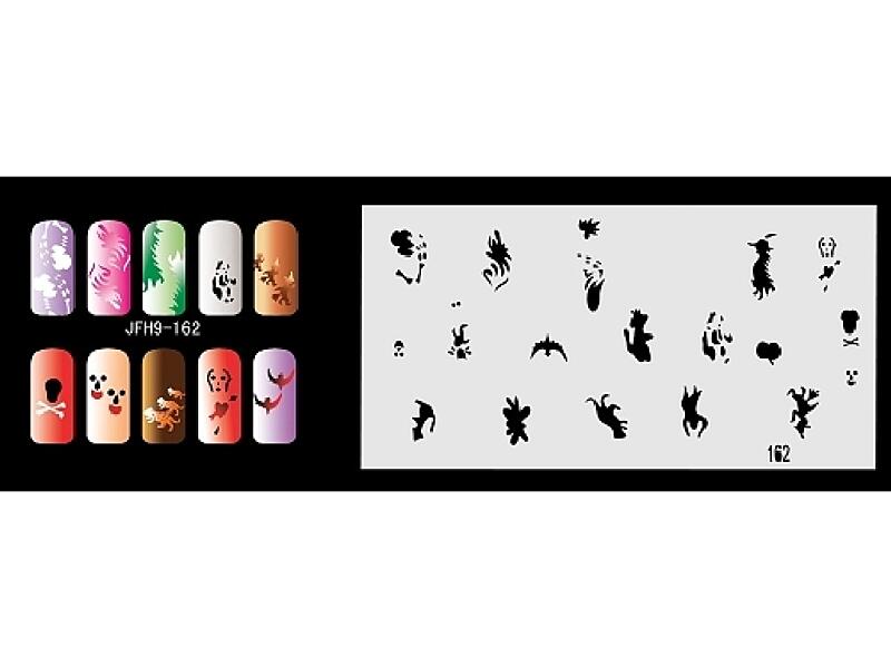 Šablona na nehty (airbrush nail art) JFH09-162