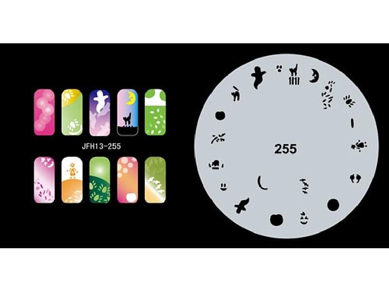 Šablona na nehty (airbrush nail art) JFH13-255