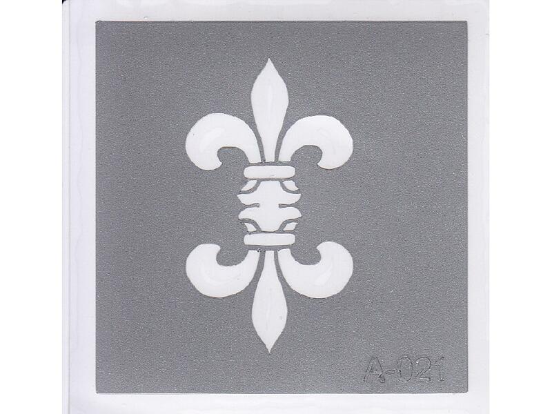 Šablona pro třpytivé tetování  A021