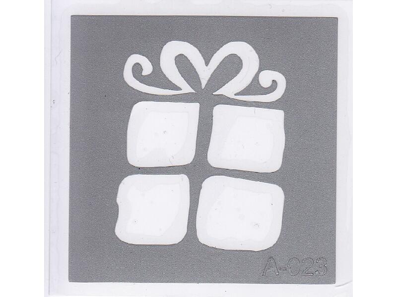 Šablona pro třpytivé tetování  A023