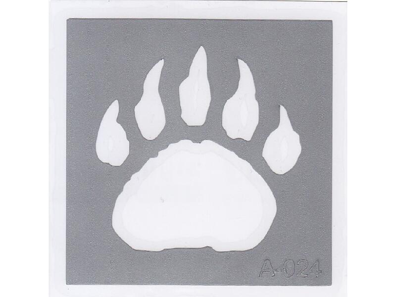 Šablona pro třpytivé tetování  A024