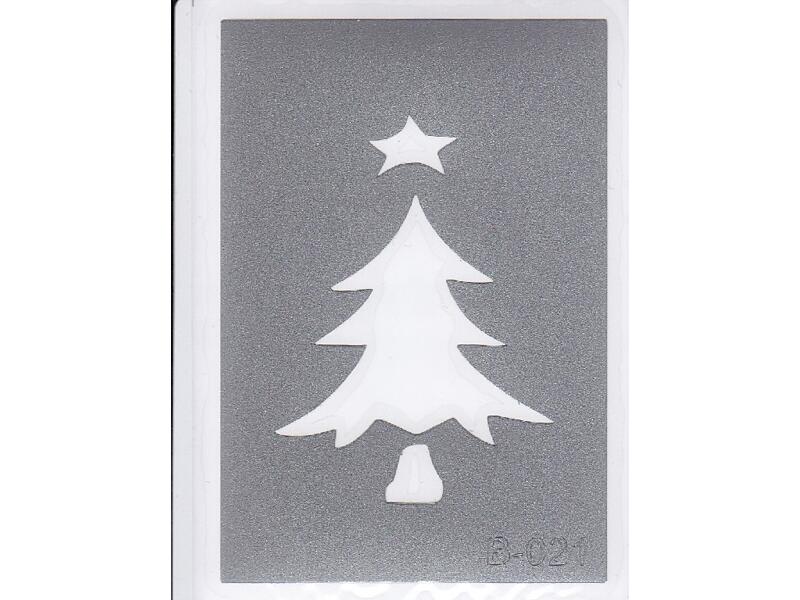 Šablona pro třpytivé tetování  B021