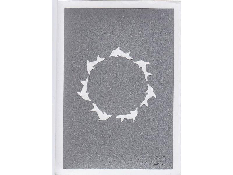 Šablona pro třpytivé tetování  B028