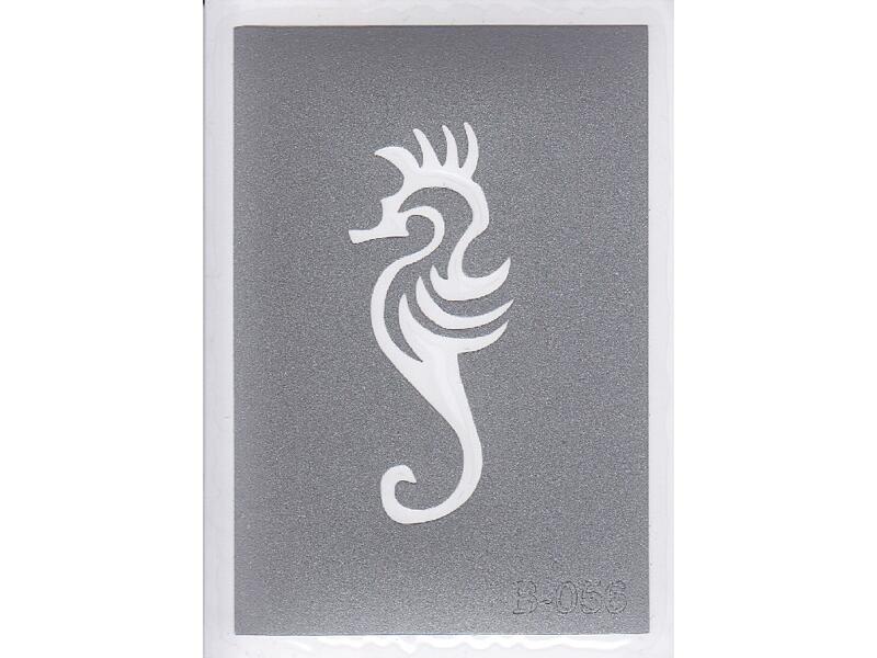 Šablona pro třpytivé tetování  B056