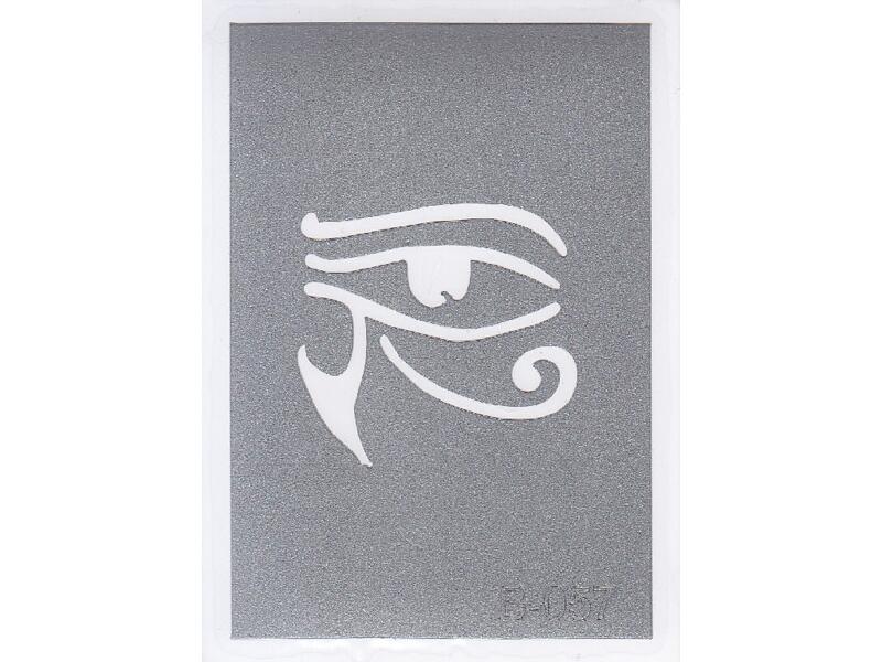 Šablona pro třpytivé tetování  B057