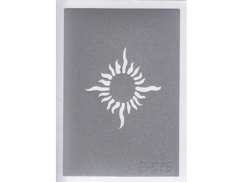 Šablona pro třpytivé tetování  B078