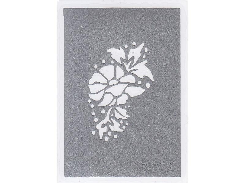 Šablona pro třpytivé tetování  B079