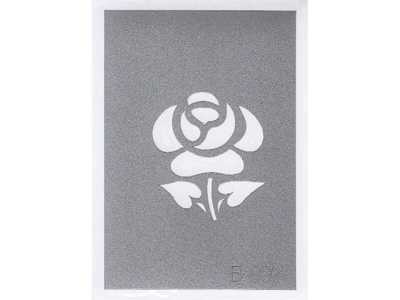 Šablona pro třpytivé tetování  B097