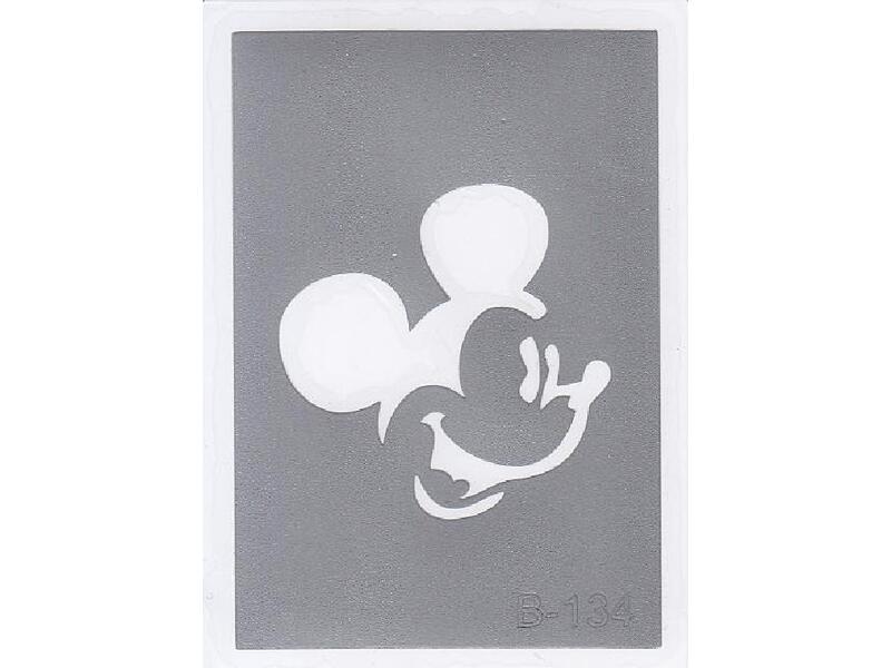 Šablona pro třpytivé tetování  B134