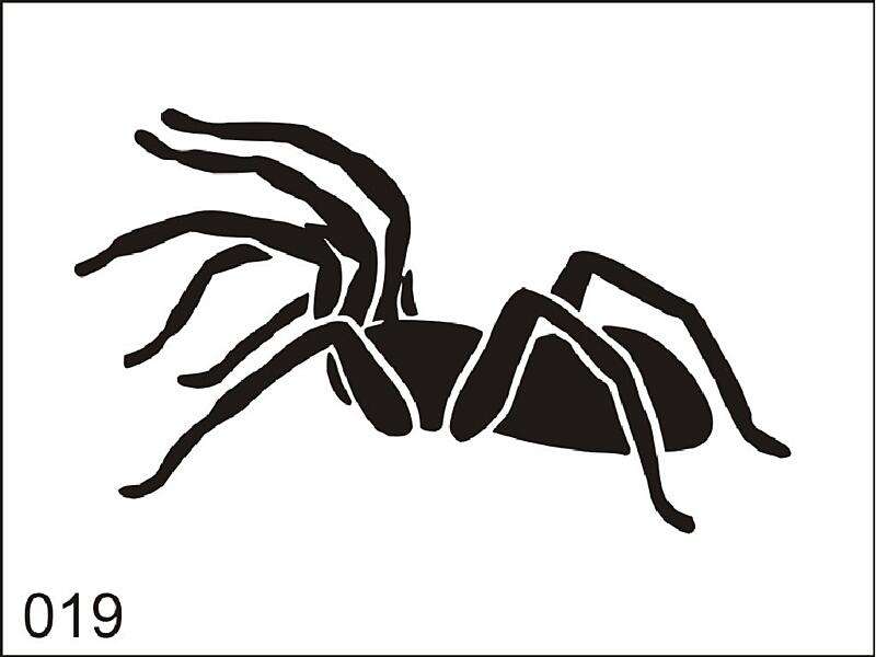 Šablona pro dočasné airbrush tetování M019 - 6,5 x 8,5 cm