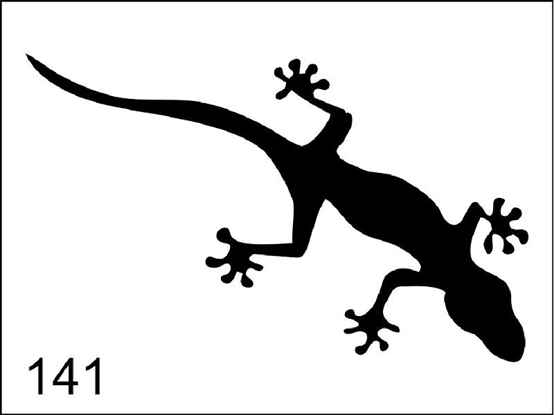 Šablona pro dočasné airbrush tetování M141 - 6,5 x 8,5 cm