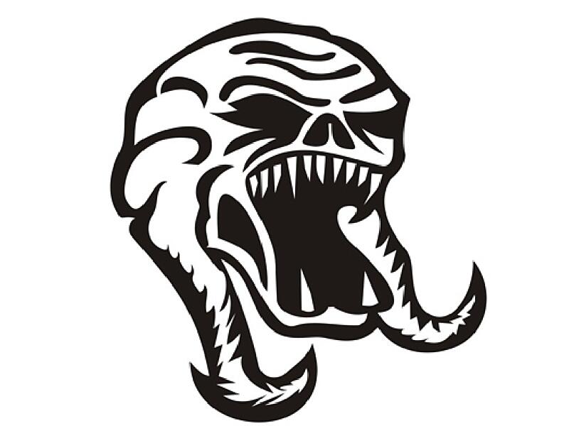 Šablona pro dočasné airbrush tetování V123 - 11,5 x 15,5 cm