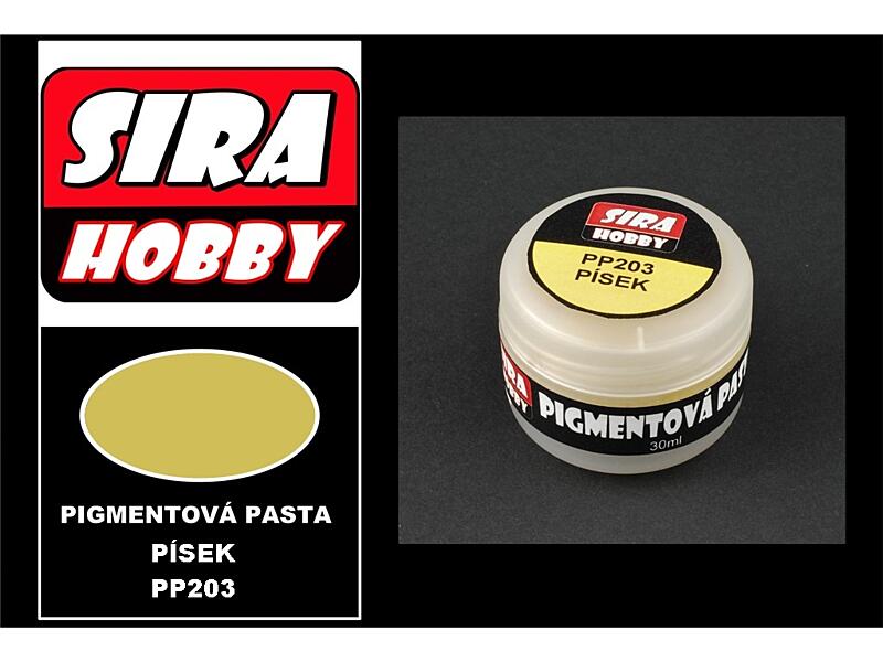 Síra hobby - Pigmentová pasta - Písek