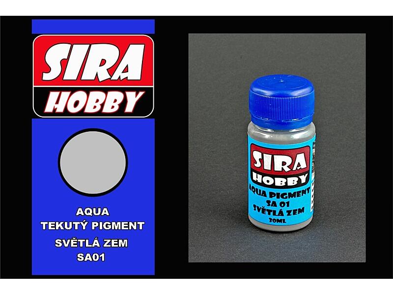Síra hobby - Aqua tekutý pigment - Světlá zem