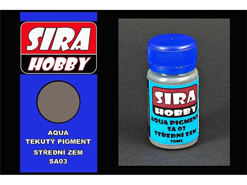 Síra hobby - Aqua tekutý pigment - Střední zem