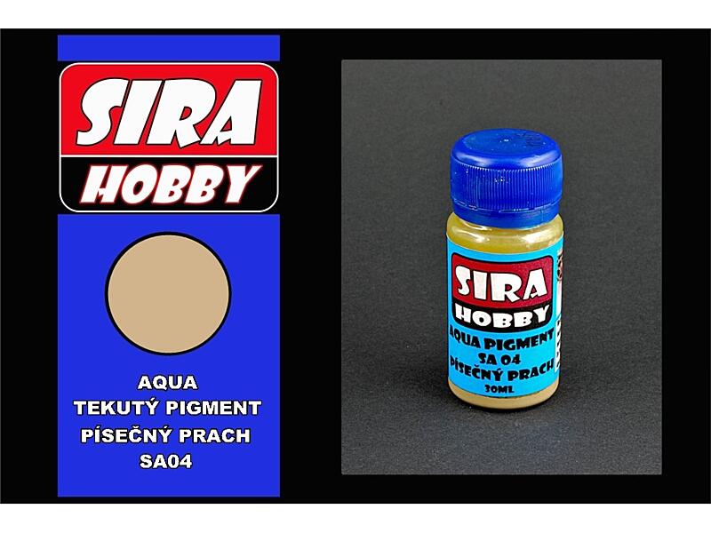 Síra hobby - Aqua tekutý pigment - Písečný prach