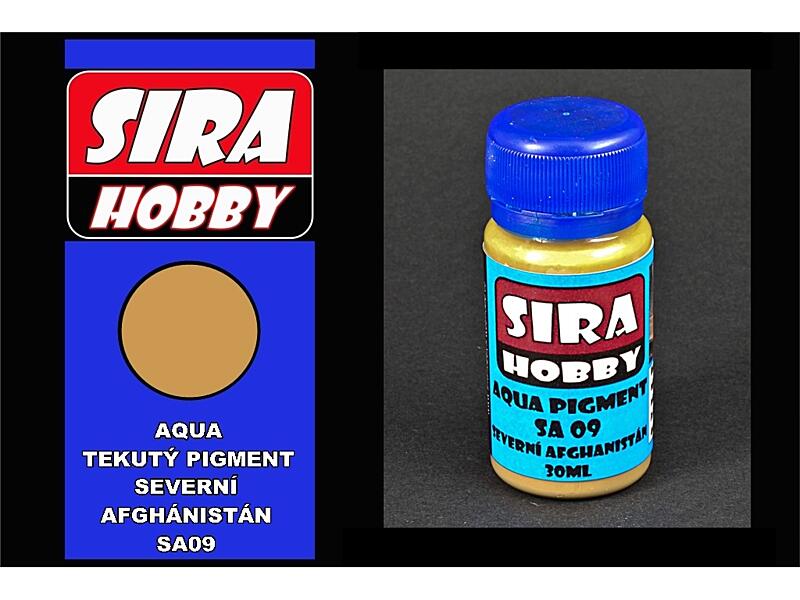 Síra hobby - Aqua tekutý pigment - Severní Afghánistán