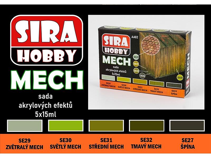Síra Hobby - Sada efektů - Mech AA02 - 5x15ml