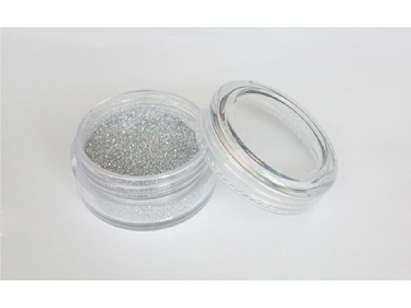 Třpytivý prášek - Silver 10 ml