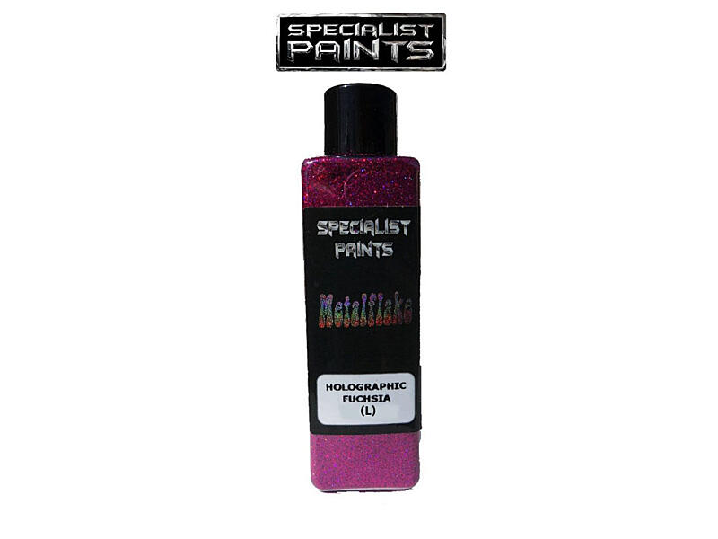 Metal Flake Fuchsia Holographic 50g vel. L (0,6 mm)
